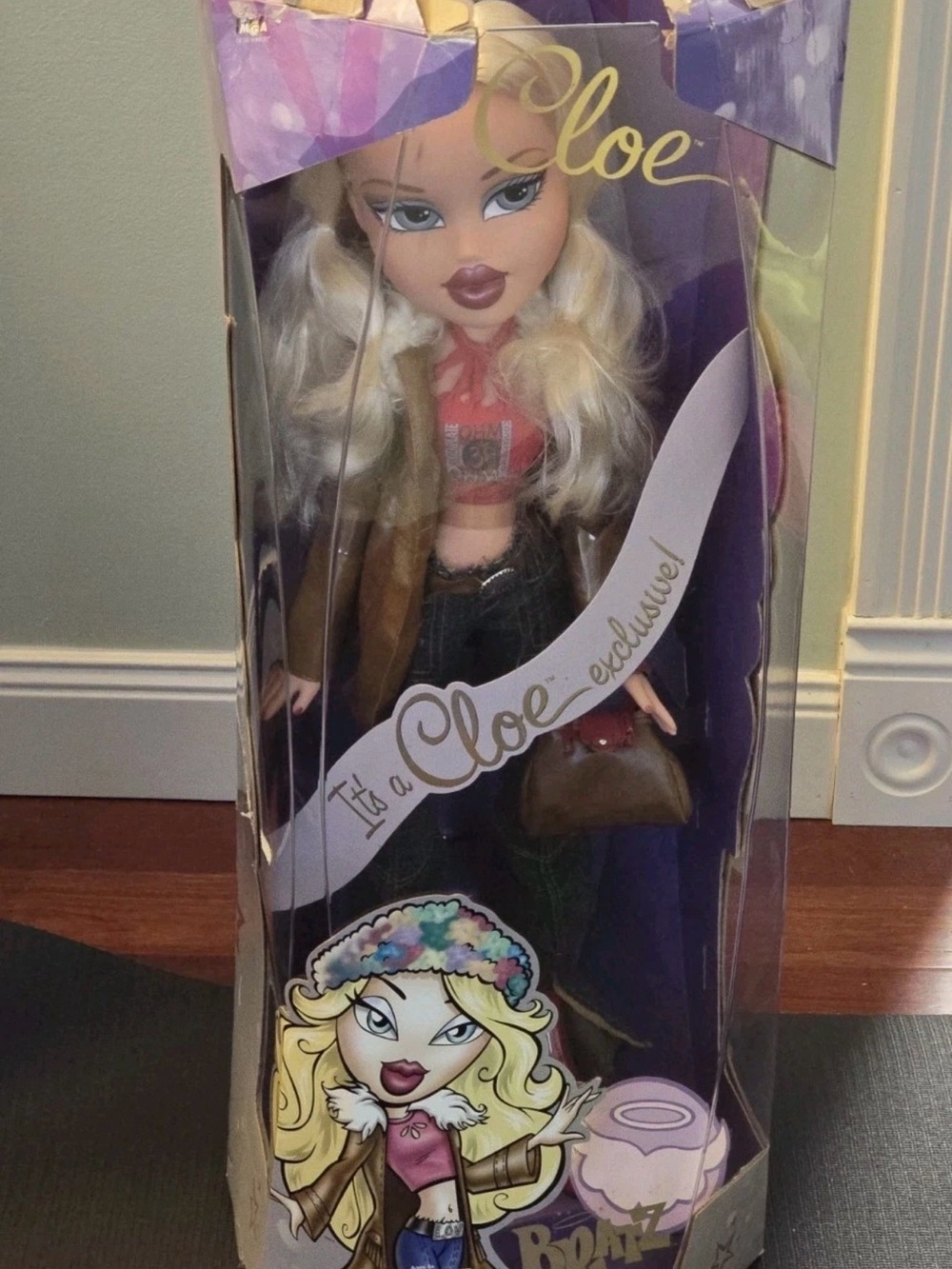 Bratz 24 inches Cloe Fashion Doll — Blonde Hair with Brown Jacket & Pink Top